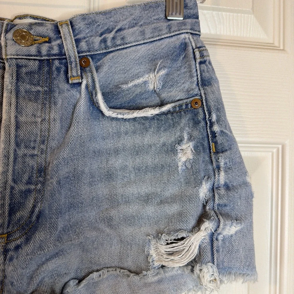 Agolde parker distressed
